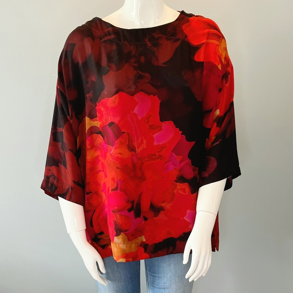 [XL] bryn Walker Floral Boxy Top